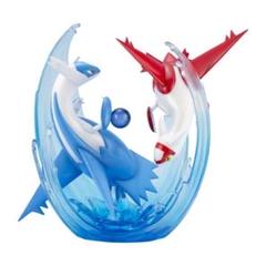 開封済 美品】ラティアス＆ラティオス台座付コレクションフィギュアストラップ 福袋特集 2024 ポケモン 台座付きコレクションフィギュア