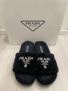 【希少品】【吉野北人着用】PRADA コットンテリーサンダル　サイズ7 希少品】【吉野北人着用】PRADA コットンテリーサンダル サイズ7