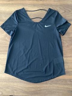 Nike Dri-FIT VネックTシャツ レディース Mサイズ ブラック
