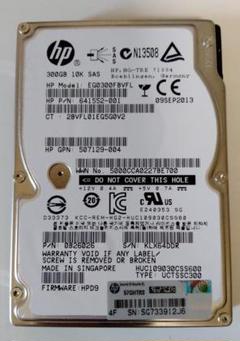 HP 300GB 10K SAS 内蔵型ハードディスクドライブのサムネイル