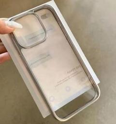 iPhone用シルバー ハードケース❤︎