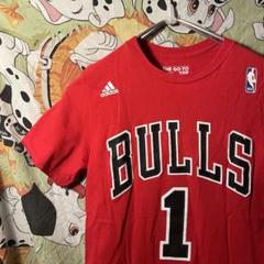 【adidas】 ローズ#1 シカゴ・ブルズ 古着 s