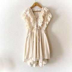 【極美品】LIZ LISA リズリサ フラワープリント BIGリボン チュニック 極美品】LIZ LISA リズリサ フラワープリント BIGリボン チュニック