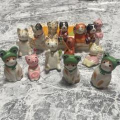 グッズ 置物 動物 猫犬フィギュア雑貨カフェ 玄関座り　釣りグッズ癒しまとめ