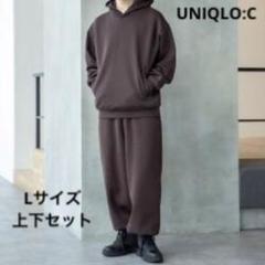 UNIQLO C ブラウン M 上下セット - メルカリ