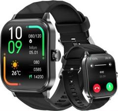 スマートウォッチ 2.1インチ 通話機能付き スポーツウォッチ 音声アシスタン