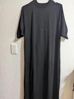 CLOCHE　ニットロングワンピース 半袖