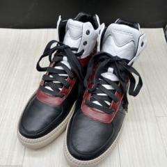 美品【DIESEL】ディーゼル ハイカット スニーカー 28 ブラック