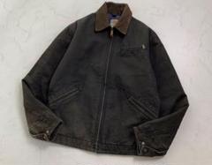 カーハート デトロイトジャケット J01 BLK ボロ 00s グランジ 新品 USA製 carhartt デトロイト ジャケット J01 黒 XL程度