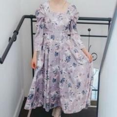 WILLSELECTION ぼかしフラワーワンピース