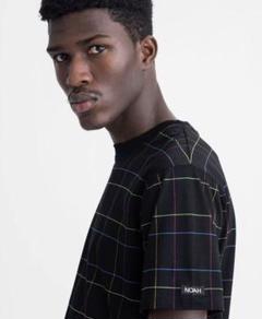 NOAH NYC レインボーグリッド Tee チェックTシャツ ノアのサムネイル