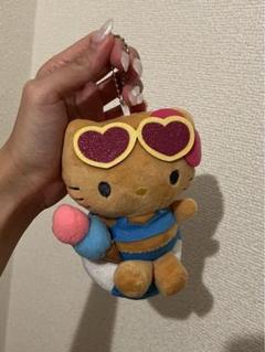 【韓国限定】 サンリオ キーホルダー　ガングロ　ギャル　チャーム　キティ　浮き輪