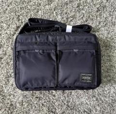 PORTER メッセンジャーバッグ ブラック PORTER ブラック メッセンジャーバッグ - メルカリ