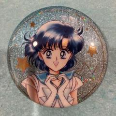 セーラーマーキュリー　オーロララメ缶バッジ　ローソン