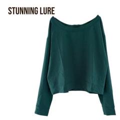 STUNNING LUREスタニングルアー　長袖トップス　日本製　シンプル　美品