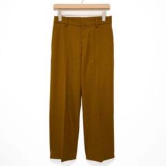 Steven Alan ツイルクロップドテーパードパンツ センタープレス