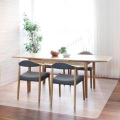 【拭くだけ】ダイニングマット 180×180cm クリアマット 1.5mm厚