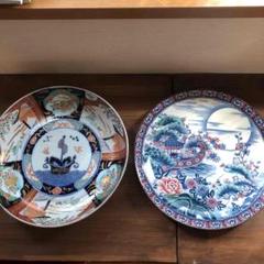 蔵から出てきた大皿2枚セット 骨董品