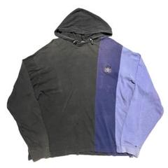 80s old stussy スカルサーフ 後付けパーカー ロンT USA製 80s old stussy スカルサーフ 後付けパーカー ロンT USA製