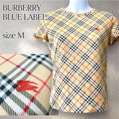 【美品】BURBERRY BLUE LABEL ノバチェック カットソー M