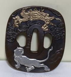 龍の彫刻の金属製鍔 楽天市場】龍 鍔の通販