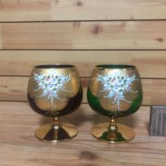 MURANO GLASS 24KT ムラノ ゴールドペイント USED品2点