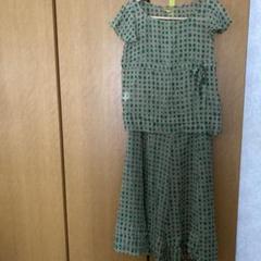 Jocomomola ドット柄 セットアップ 40お値下げ