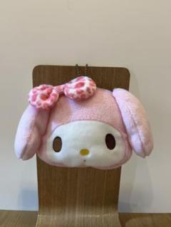 新品未使用✨平成レトロ　マイメロディ ぬいぐるみポーチ　リボンボールチェーン
