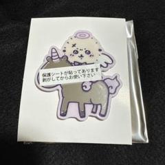 ちいかわ てんし あくま ミラーステッカー ラッコ
