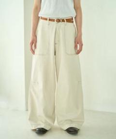 camphor wood ニータックワイドバギー白ネップデニム 2025年最新】camphor wood デニムの人気アイテム - メルカリ