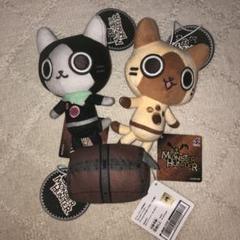モンスターハンター　デフォルメminiぬいぐるみ アイルー　メラルー　樽爆弾