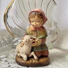 アンリ人形　ANRI 12㎝　【Girl with Lamb nativity】 アンリ人形 ANRI 12㎝ 【Girl with Lamb nativity】 - メルカリ