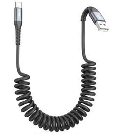 〆USB C ケーブル 0.5Mから1.5Mまで 伸びる 最大3A急速充電