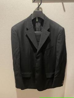 コムデギャルソンオム　黒セットアップ コムデギャルソン オムCOMME des GARCONS HOMME ウールギャバ