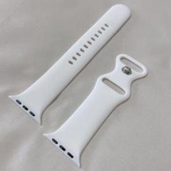 42/44/45mm Apple Watchバンド シリコンベルト ホワイト