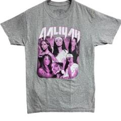 アリーヤ　フォトプリントTシャツ　L　HIPHOP　R&B　Y2K【4679】