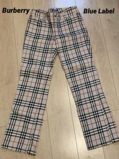 【新品】タグ付き　バーバリー ブルーレーベル  ノバチェック パンツ レディース BURBERRY BLUE LABEL - 新品 バーバリーブルーレーベル ノバ