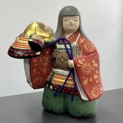 京陶人形土鈴親仔益三作源氏雛