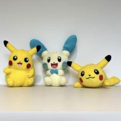 ポケモン 2004年 ピカチュウ マイナン ぬいぐるみ 裂空の訪問者デオキシス