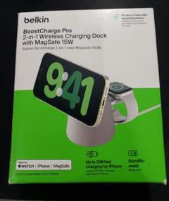 Apple公認 Belkin 2 in 1 MagSafe充電器 最大15W高速