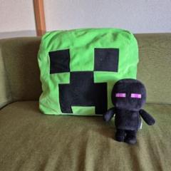 Minecraft クッションとぬいぐるみ セット