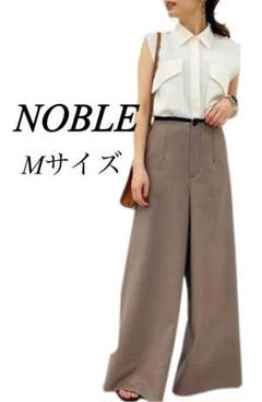 ✼新品未使用 NOBLE ノーブル 華やか ピンク ウエストリボン ワイドパンツ ✼新品未使用 NOBLE ノーブル 華やか ピンク ウエストリボン