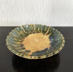 織部菊皿　江戸時代　金継ぎ 織部菊皿 江戸時代 金継ぎ - メルカリ