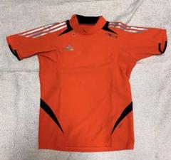 adidas サッカー　半袖　ピステ　Lサイズ　オレンジ