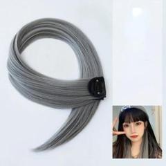 ヘアエクステ,1pc No.06,シルバーグレー,60cm,クリップ