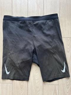 未使用】NIKE AEROSWIFT ハーフタイツ US S ブラウン ナイキ
