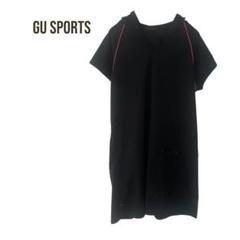GU SPORTS スポーツウエア　フード付き　プルオーバー　ヨガジムランニング