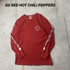 GU ✖️ RED HOT CHILI PEPPERS レッチリ　ロンT 赤　L