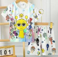 スプランキー Tシャツ ズボン 130 セットアップ 上下セット ホワイト 白