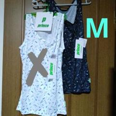 prince テニスラケット柄 タンクトップ 1枚　M プリンス